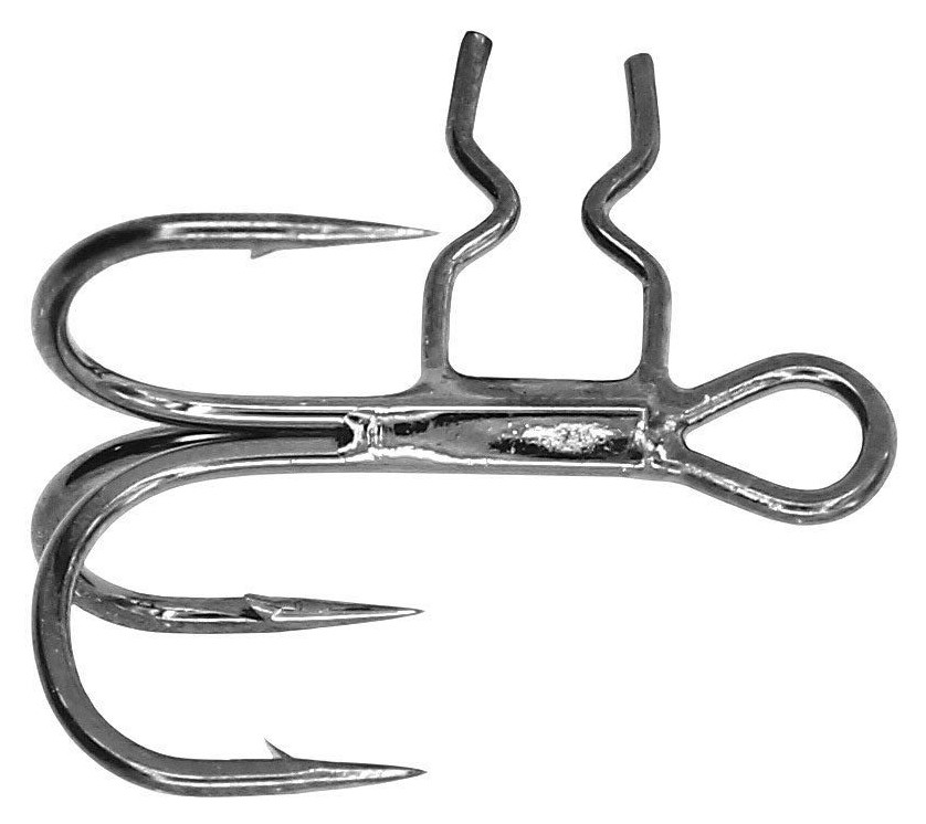 Treble hooks. Treble hooks