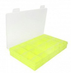 Следопыт Коробка под приманки Следопыт LUNO-28 бело-желт. PF-FB-28Y