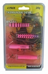 Wigstons Lures Колеблющаяся блесна Wigstons Lures Tasmanian Devil 13.5g 4 pack #55-96-FLC-S05