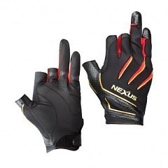 Shimano Перчатки Shimano Nexus GL-191Q BK RED 2XL