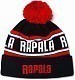 Rapala Шапка вязаная Rapala С помпоном #черная с красным