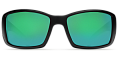 Costa Del Mar Blackfin 580P Matte Black Green Mirror