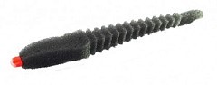 Россия Поролон Россия 3D Ex Worm Black 12см под офсет. крюч. № 1/0, 2/0, 3/0
