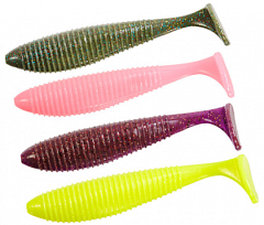 Lucky John Мягкие приманки Lucky John Pro Series Joco Shaker 3.5" MIX1