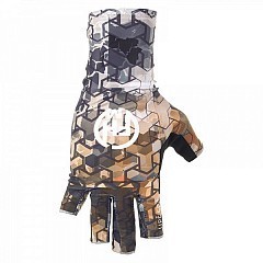 FHM Перчатки FHM Mark принт серо-оранжевый M