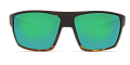 Costa Del Mar Bloke 580 P Matte Black Siny Tortoise Green Mirror