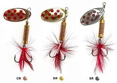 Lucky John Вращающаяся блесна Lucky John Spin-X Round 04 11g CR/GR/SR