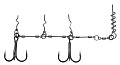 BKK Chain-21 Stinger Rig #2/0