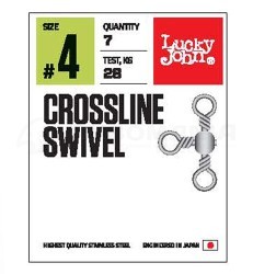 Вертлюжки Lucky John Pro Series Crossline Swivel Вертлюжки Lucky John Pro Series Crossline Swivel