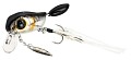Jackall Micro Tappy hl silver & black