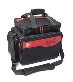 Lucky John Сумка с коробами Lucky John Сумка рыболовная с коробками 25x31x46cm Black/Red