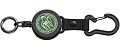 EverGreen Carabiner Pin-On-Reel Black
