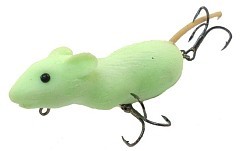 Фаворит Воблер Фаворит Мышь шумовая мягкая №6 люминесцентная