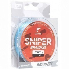 Salmo Шнур плетеный Salmo Sniper Braid Blue 091/023
