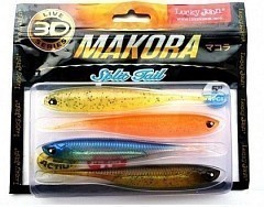 Lucky John Мягкие приманки Lucky John 3D Series Makora Split Tail 5.0" MIX1
