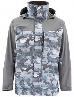 Simms Куртка Simms Challenger Jacket '20 Hex Flo Camo Grey Blue M