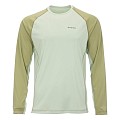 Simms SolarFlex LS Crewneck - Solid Lt.Green/Sage Heather S