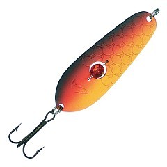 Kuusamo Колеблющаяся блесна Kuusamo Rasanen Helmi 70/20 бусинка BL/R/Ye-C