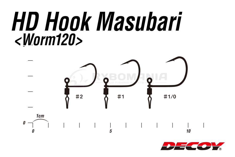  Worm 120 HD Hook Masubari