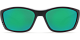 Costa Del Mar Поляризационные очки Costa Del Mar Fisch 580 GLS BLACKOUT GREEN MIRROR