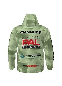 PAL Ветровка мембранная PAL Trout Под заказ с нанесением