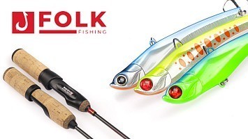 Зимние удочки и приманки Folkfishing!