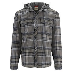 Simms Рубашка Simms Coldweather Hoody Gunmetal Neo Plaid M
