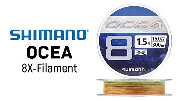Поступление шнуров Shimano Ocea 8X-Filament!