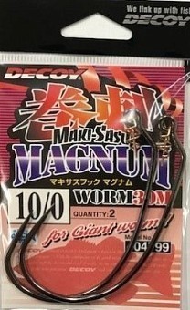 Decoy Офсетный крючок Decoy Worm 30M Makisasu Hook Magnum #10/0