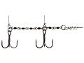 Lucky John Stinger Power Chain 3.5+7.0cm, оснащ. тройниками №03/0+№2/0