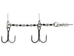 Lucky John Стингер Lucky John Stinger Power Chain 3.5+7.0cm, оснащ. тройниками №03/0+№2/0