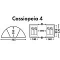 FHM Палатка кемпинговая FHM Cassiopeia 4