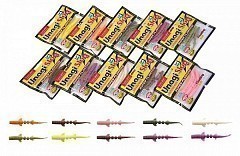 Lucky John Мягкие приманки Lucky John Pro Series Unagi Slug 3.5" 01SET