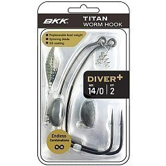 BKK Офсетный крючок BKK Titan Diver+ #14/0 18/24g