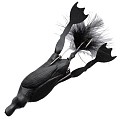 Savage Gear 3D Hollow Duckling weedless L 10см. 40гр. #05-Black