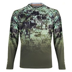 FHM Футболка FHM Mark Hoodie V2 принт хаки/хаки S