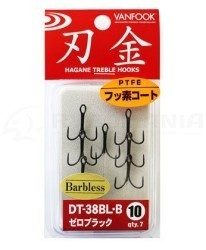 Тройники Vanfook DT-38BL-B HaganeTreble Hooks