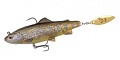 Savage Gear 4D Trout Spin Shad 14.5cm 80g MS 03-Dark Brown Trout