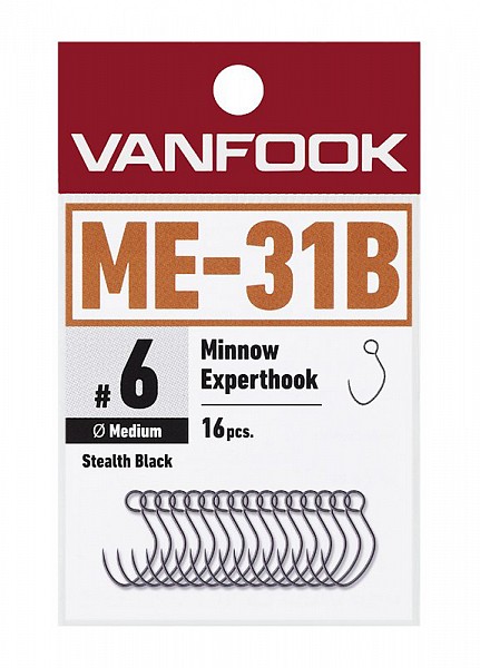 Одинарный крючок Vanfook ME-31B – купить по цене 520 рублей в  интернет-магазине Рыбомания