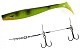 Lucky John Мягкие приманки Lucky John 3D BBS Series Kubira Swim Shad 9" PG41 + Stinger L
