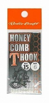 Rodio Craft Одинарный крючок Rodio Craft Honey Comb T Hook #6