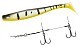 Lucky John Мягкие приманки Lucky John 3D BBS Series Kubira Swim Shad Giant 10.3" PG23 + Stinger XL