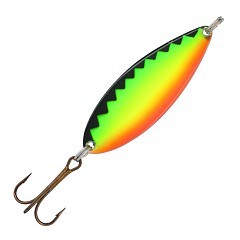 Kuusamo Колеблющаяся блесна Kuusamo Latka 55/10 BL/GR/FYe/FR-S