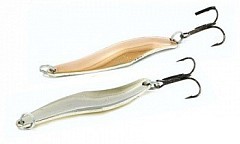 Колебалка Питер Колеблющаяся блесна Колебалка Питер Прохоровка 55g красно/белая