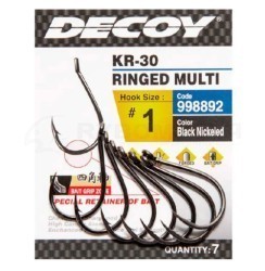 Одинарные крючки Decoy KR-30 Ringed Multi