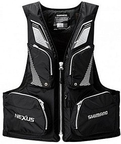 Shimano Жилет спасательно-разгрузочный Shimano Nexus VF-142Q XL Черный
