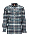 Simms Coldweather LS Shirt Atlantis Steel Plaid S