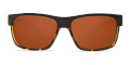 Costa Del Mar Half Moon 580 P Matte Black Shiny Tortoise Copper