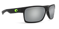 Costa Del Mar Half Moon 580 P Matte Black w/Green Logo Gray Silver