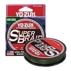 Yo-Zuri Шнур плетеный Yo-Zuri SuperBraid 275m Dark Green 0.23mm 20lb